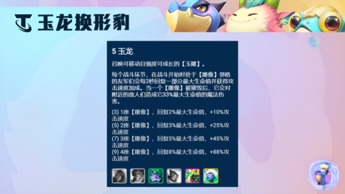 金铲铲之战S7.5玉龙换形豹阵容攻略4