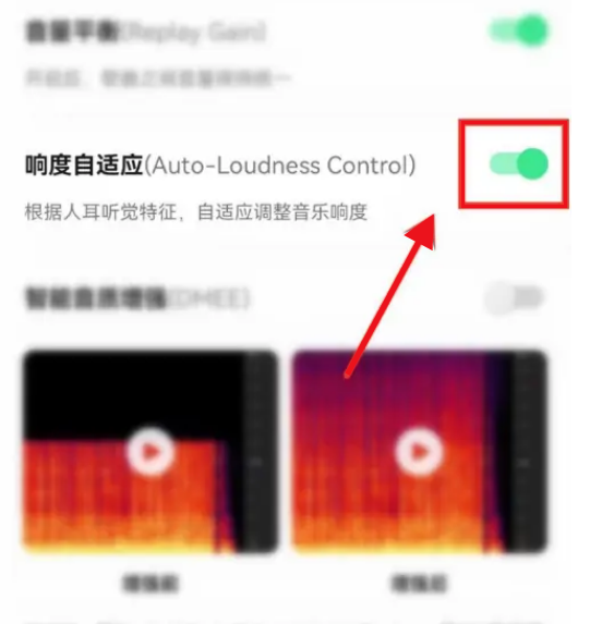 QQ音乐怎么设置响度自适应?QQ音乐设置响度自适应教程截图