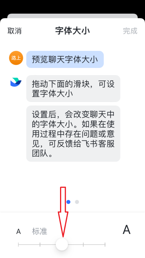 飞书字体大小怎么设置？飞书字体大小设置教程截图