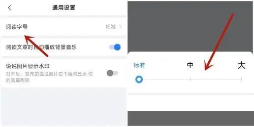 美篇阅读字号怎么设置？美篇阅读字号设置教程截图