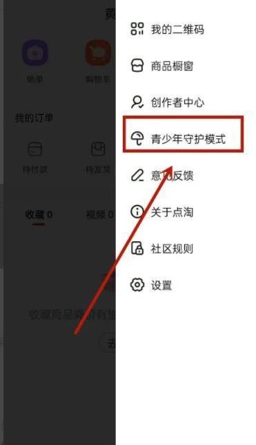 点淘怎么设置未成年模式?点淘设置未成年模式教程截图