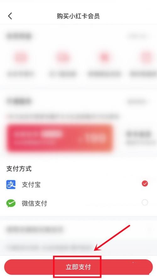 小红书怎么开通会员?小红书开通会员方法截图