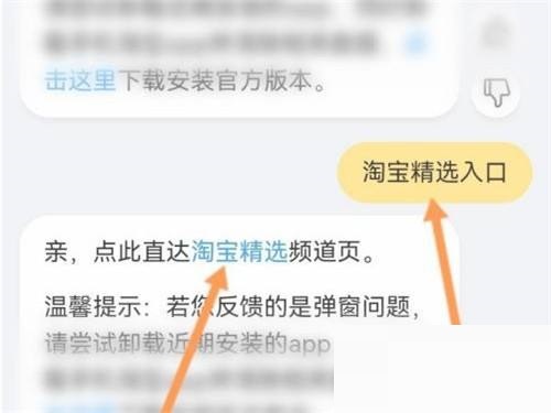 淘宝精选怎么进入?淘宝精选进入方法截图